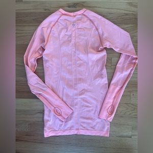 Lululemon Coral Under Armour tight, work out top